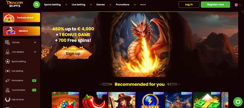 dragon slots prikaz